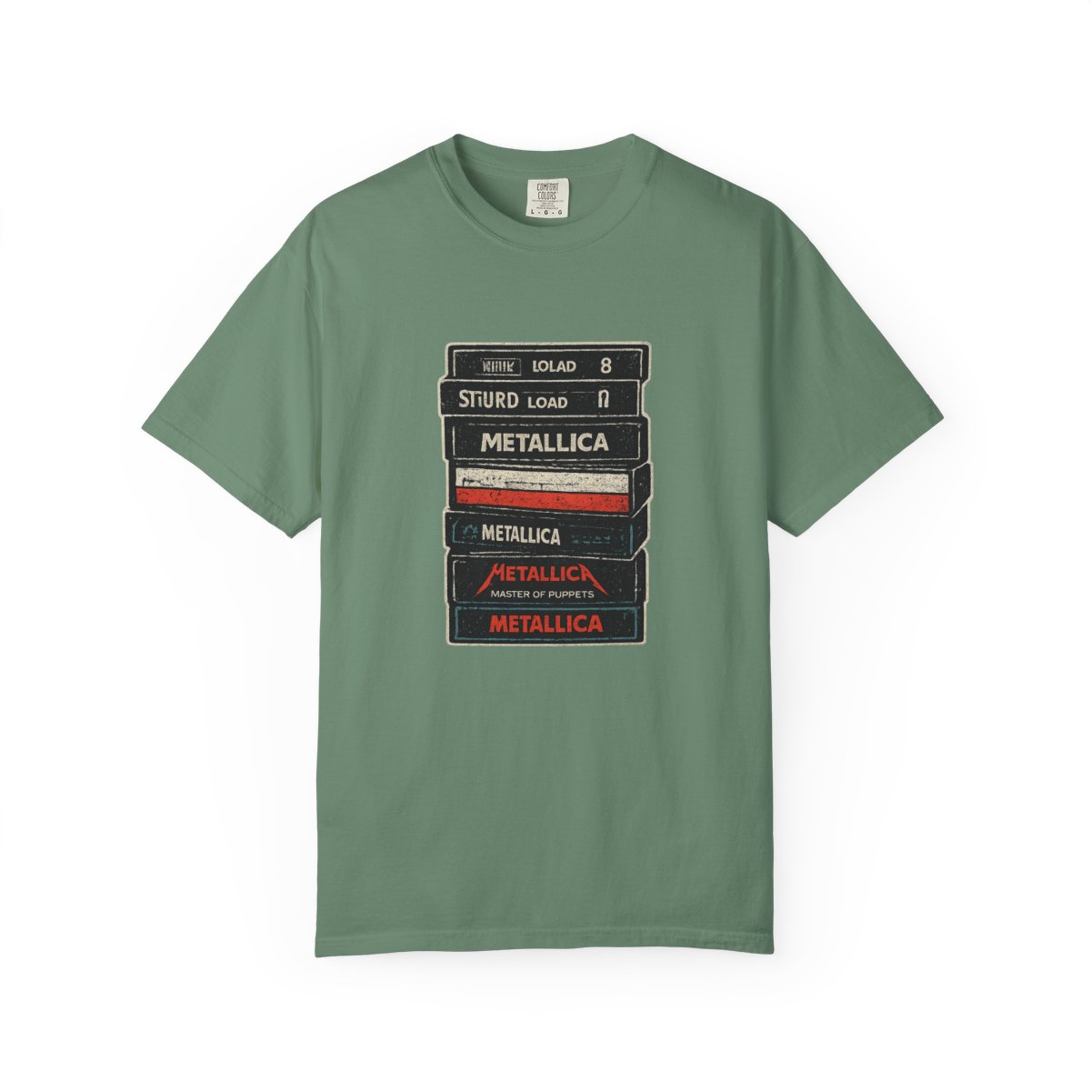 Iconic Retro Metallica Cassette T-Shirt - alternate angle 5, merchandise