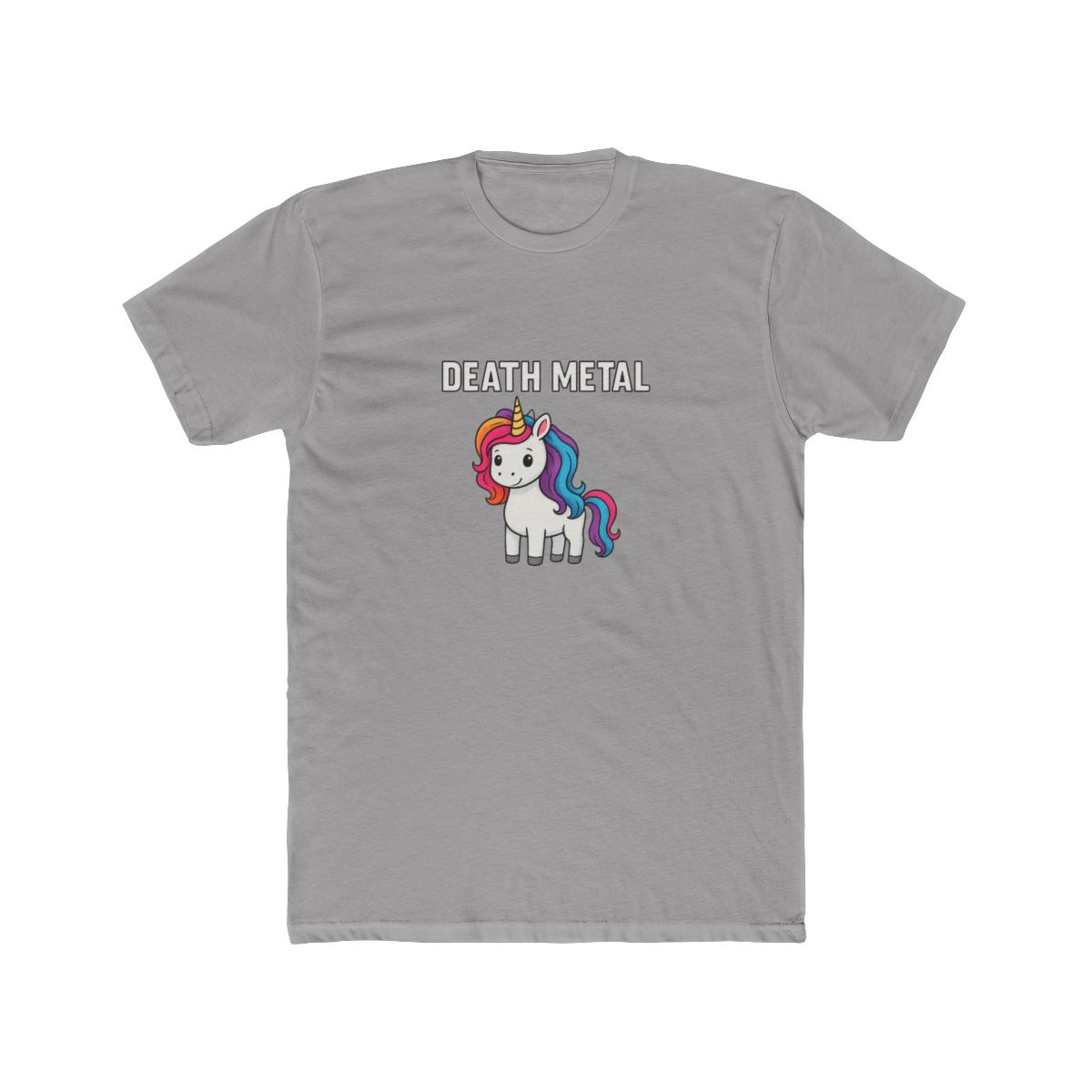 Funny Death Metal Unicorn Graphic T-Shirt - Official t-shirts merchandise