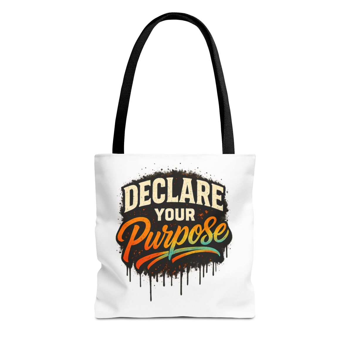 Declare Your Purpose Graffiti Reusable Tote Bag - Official Creator merchandise