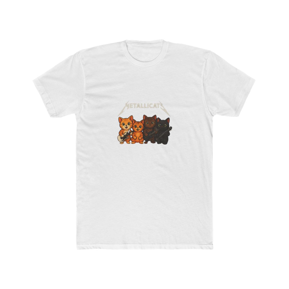 METALLICATS Cartoon Cats Playing Instruments T-Shirt - Official t-shirts merchandise