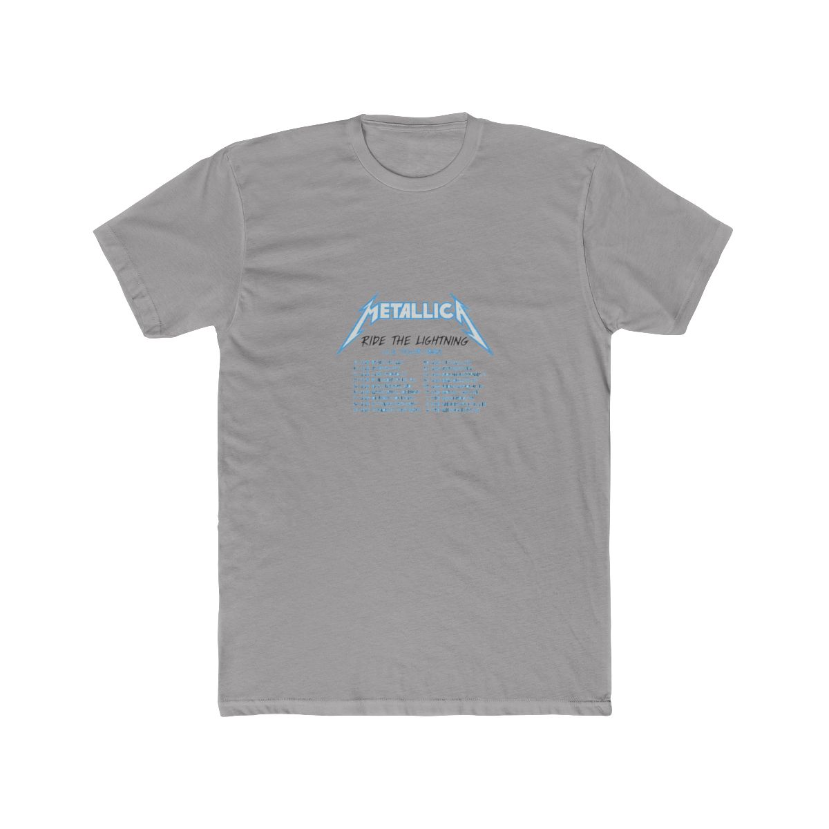 Metallica Ride the Lightning 1985 Tour T-Shirt - Official t-shirts merchandise