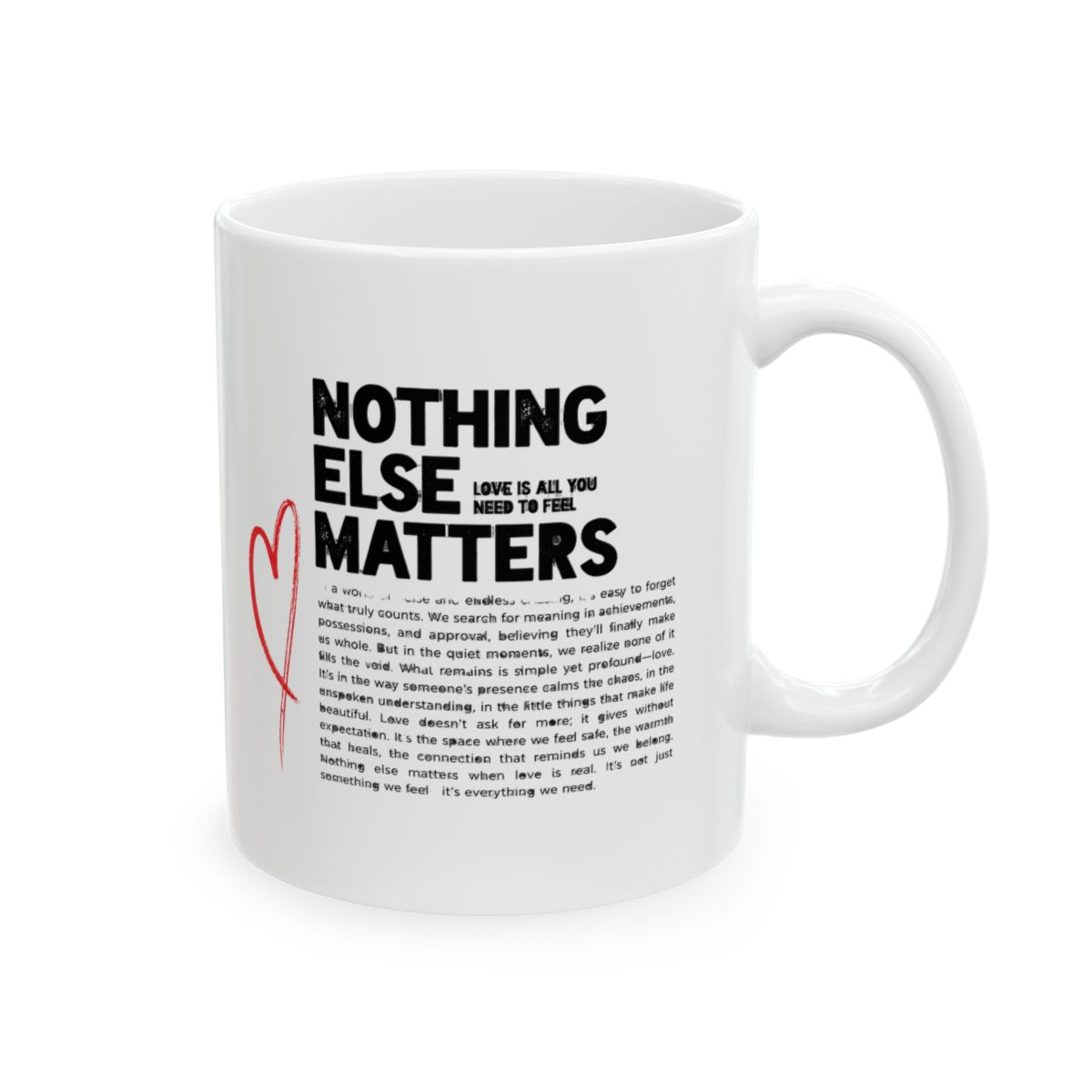 Metallica Nothing Else Matters 1992 Tribute Mug - Official mugs merchandise