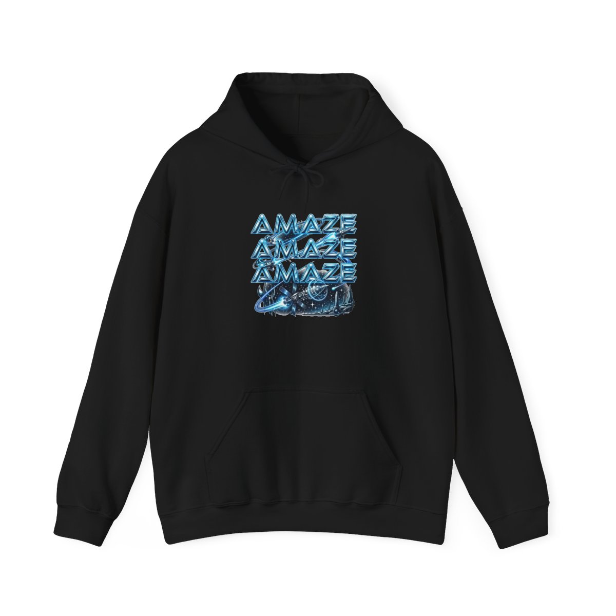 Cosmic Awe Neon Space Logo Hoodie - Official hoodies merchandise