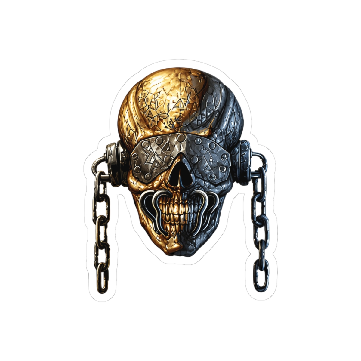 Megadeth Vic Rattlehead Thrash Metal Skull Sticker - Official stickers merchandise