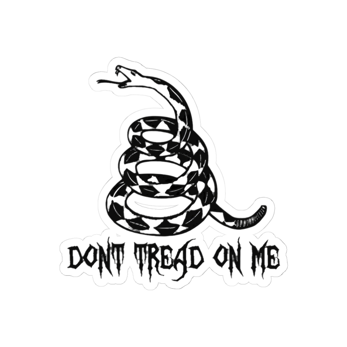 Don't Tread on Me Patriotic Sticker - Official stickers merchandise