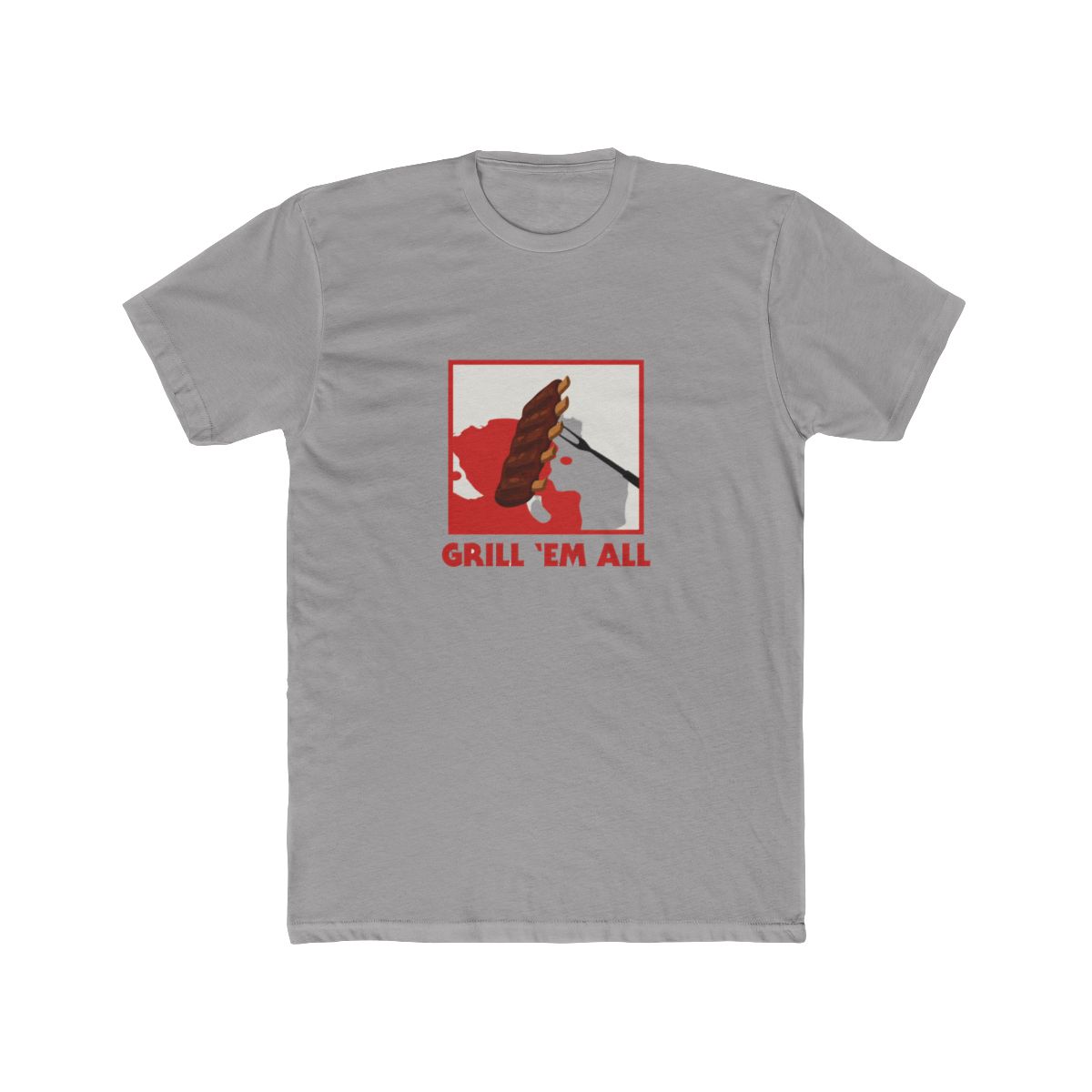 Grill 'Em All Smoking BBQ Pitmaster T-Shirt - Official t-shirts merchandise