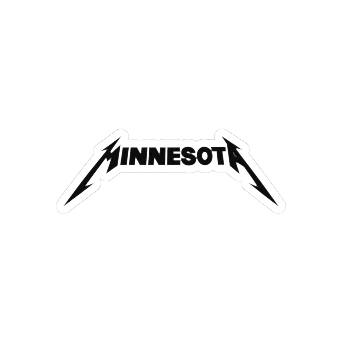 Minnesota Metallica Fusion Bold Heavy Sticker - Official stickers merchandise
