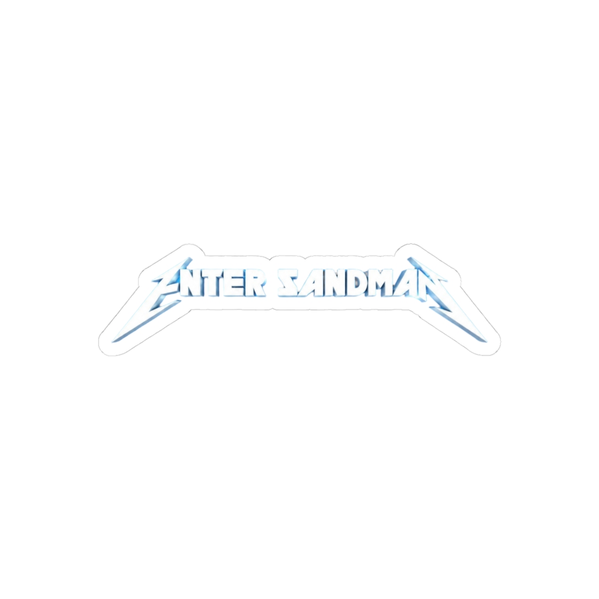 Enter Sandman Metallica Bold Gritty Sticker - Official stickers merchandise