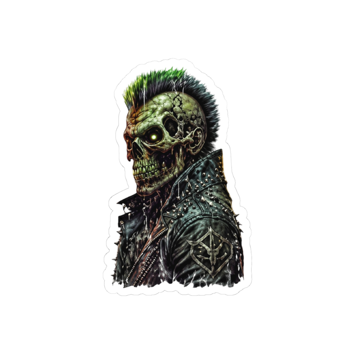 Heavy Metal Skull Punk Rock Rebel Sticker - Official stickers merchandise