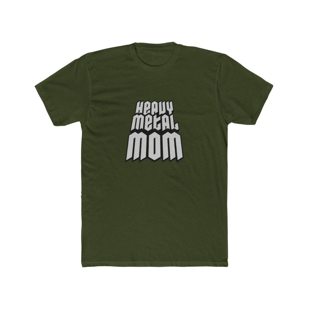 Heavy Metal Mom Bold Logo T Shirt - Rockstar Parent Gift - alternate angle 4, merchandise