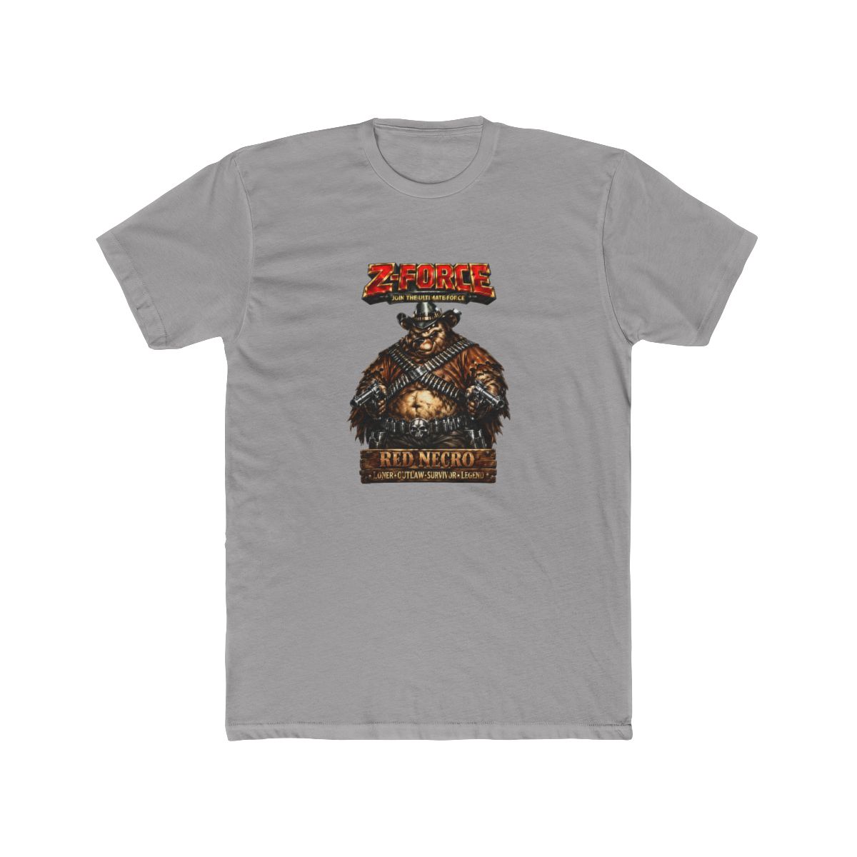 Red Necro Z-Force Zombie Apocalypse T Shirt - Gamer Squad Gear - Official t-shirts merchandise