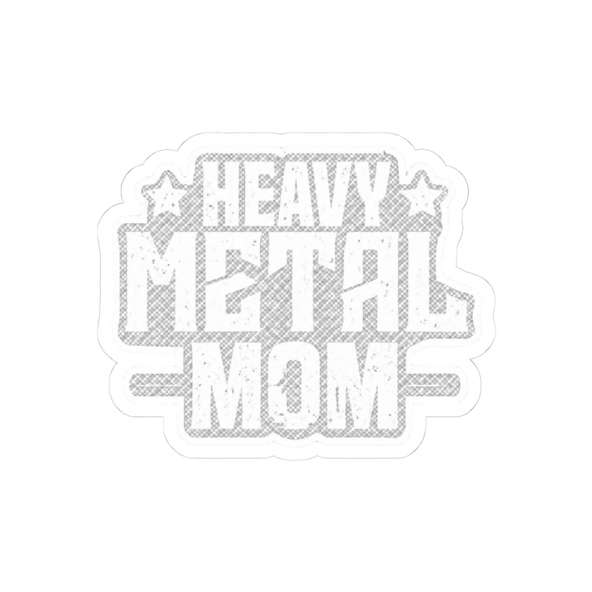 Heavy Metal Mom Bold Rock Music Parent Sticker - Official stickers merchandise