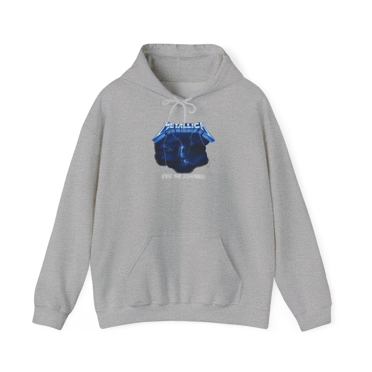 Metallica Ride the Lightning Logo Graphic Hoodie - Official hoodies merchandise
