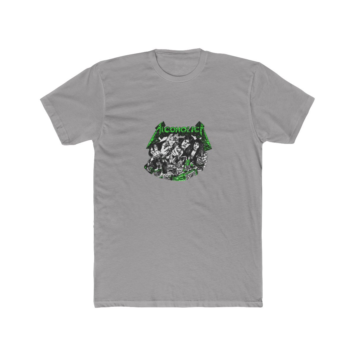 Metallica Alcoholic Band Graphic T-Shirt - Official t-shirts merchandise