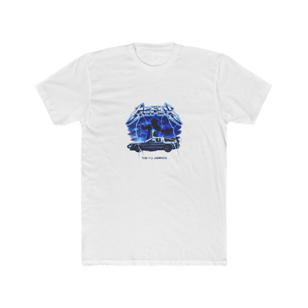 McFly Ride The Lightning T Shirt - Back to the Future Metallica Mashup - Official t-shirts merchandise
